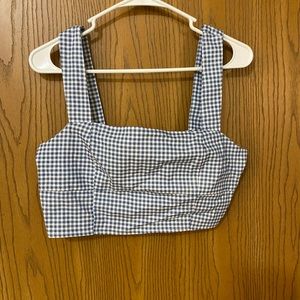 Gingham Lulu’s crop top